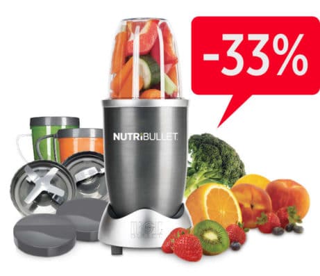 Mixér na smoothie Delimano Nutribullet, 600 W, 12 dielna sada, zľava - 33%
