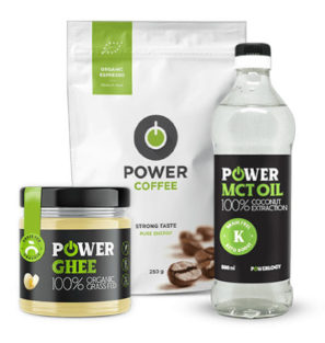 Kokosový olej MCT, Power coffee a Ghee maslo - trojbalenie