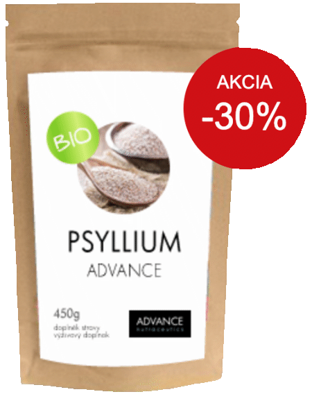 Psyllium Advance, produkt obsahuje vlákniny