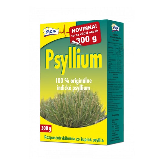 Psyllium, produkt obsahuje vlákniny
