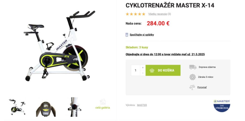 Lacný cyklotrenažér