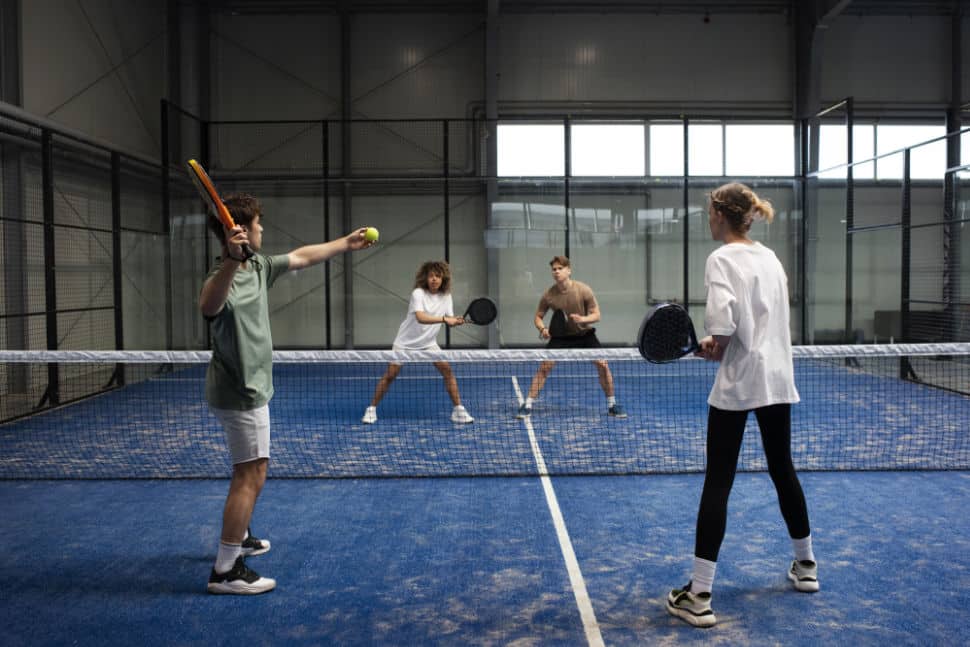 Padel hráči