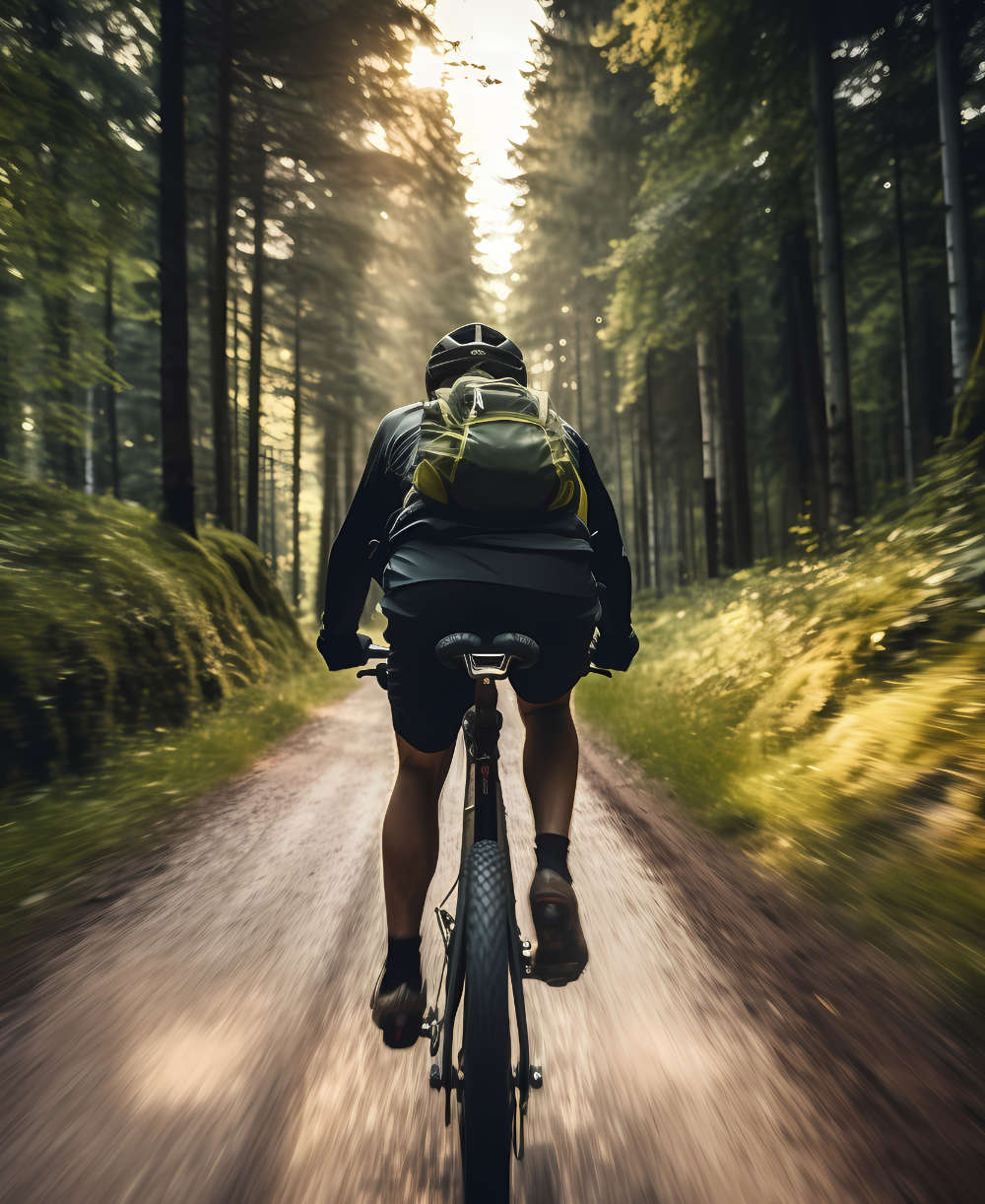 Pohyb v prírode na bicykli