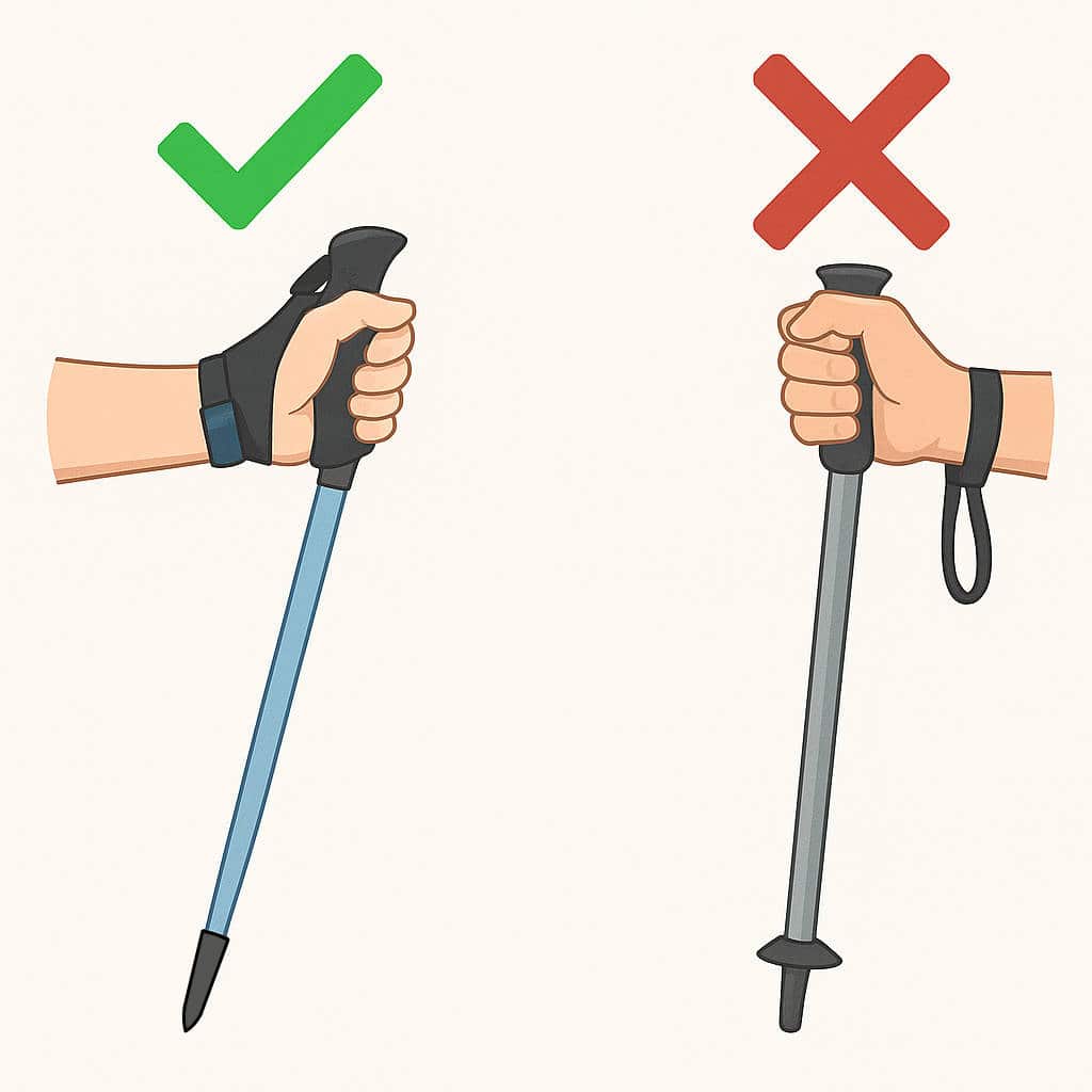 Rozdiel medzi nordic walking a trekovou paličkou.