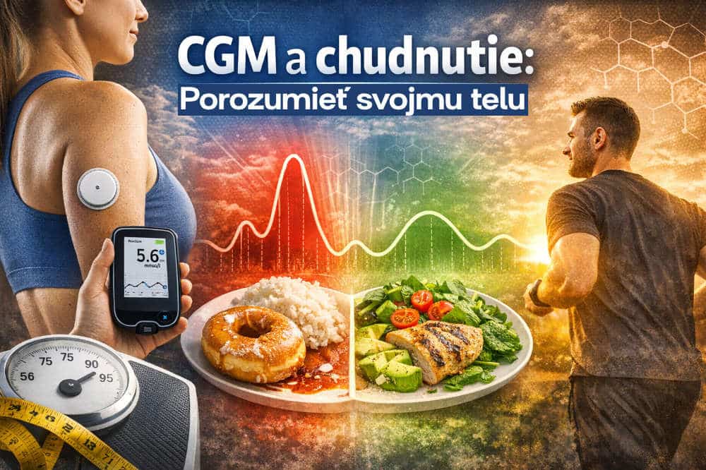 CGM a chudnutie – porozumieť svojmu telu, muž a žena, ilustračné porovnanie CGM a diéta